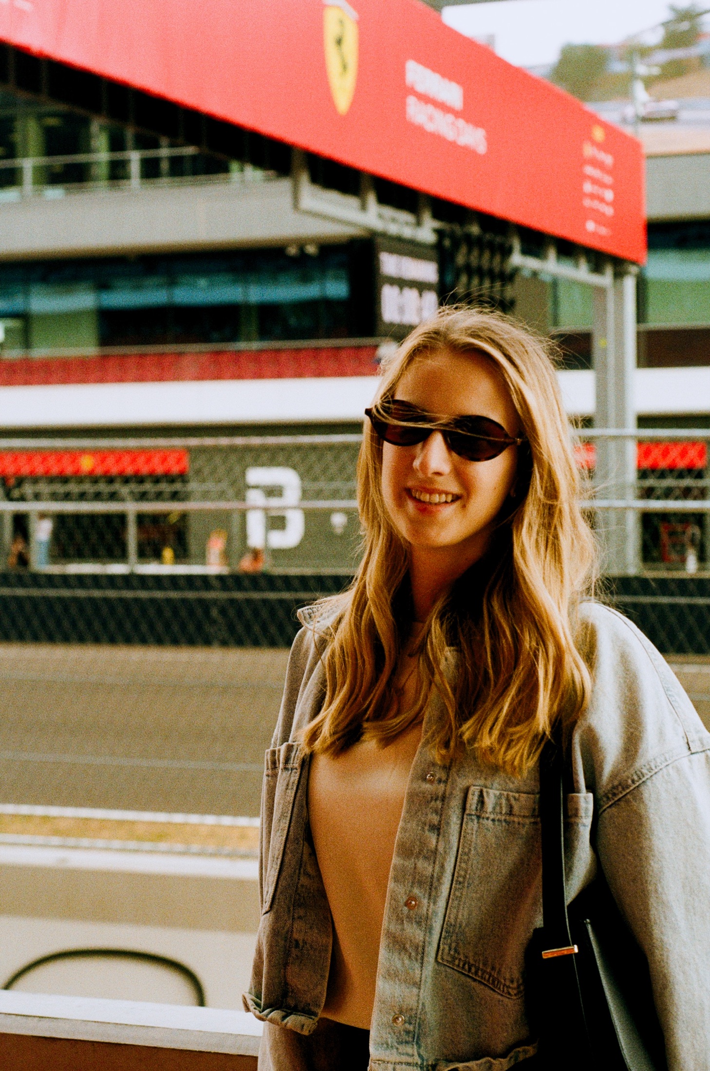 Standing Under the Ferrari Sign